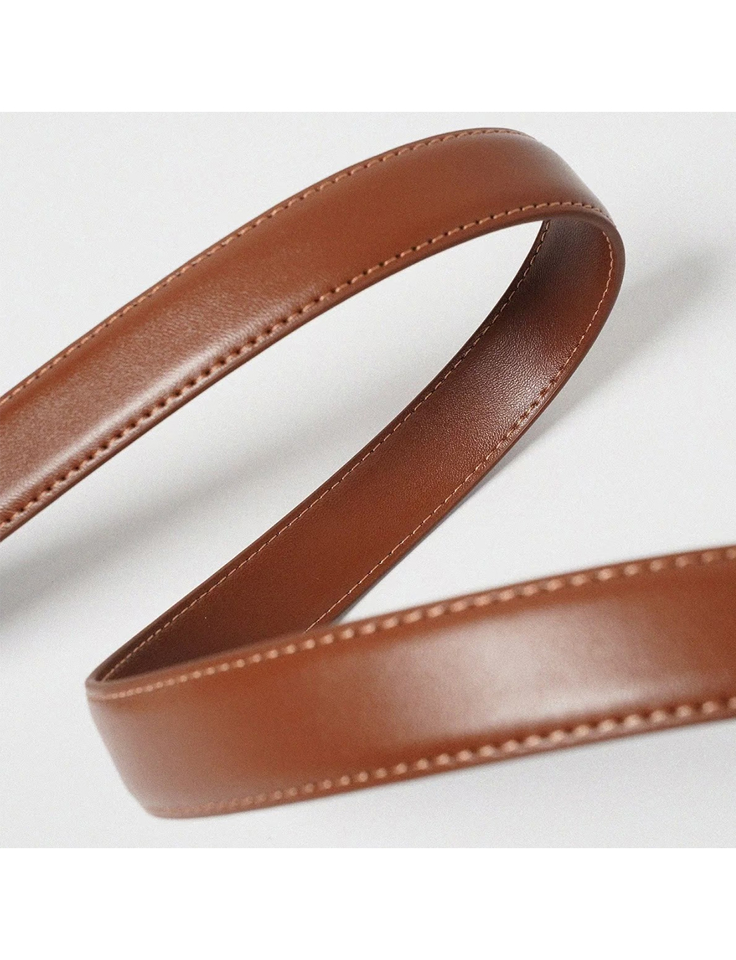 CCbelt Women's Black Swallow Buckle Skinny Belt 2.5 Inches