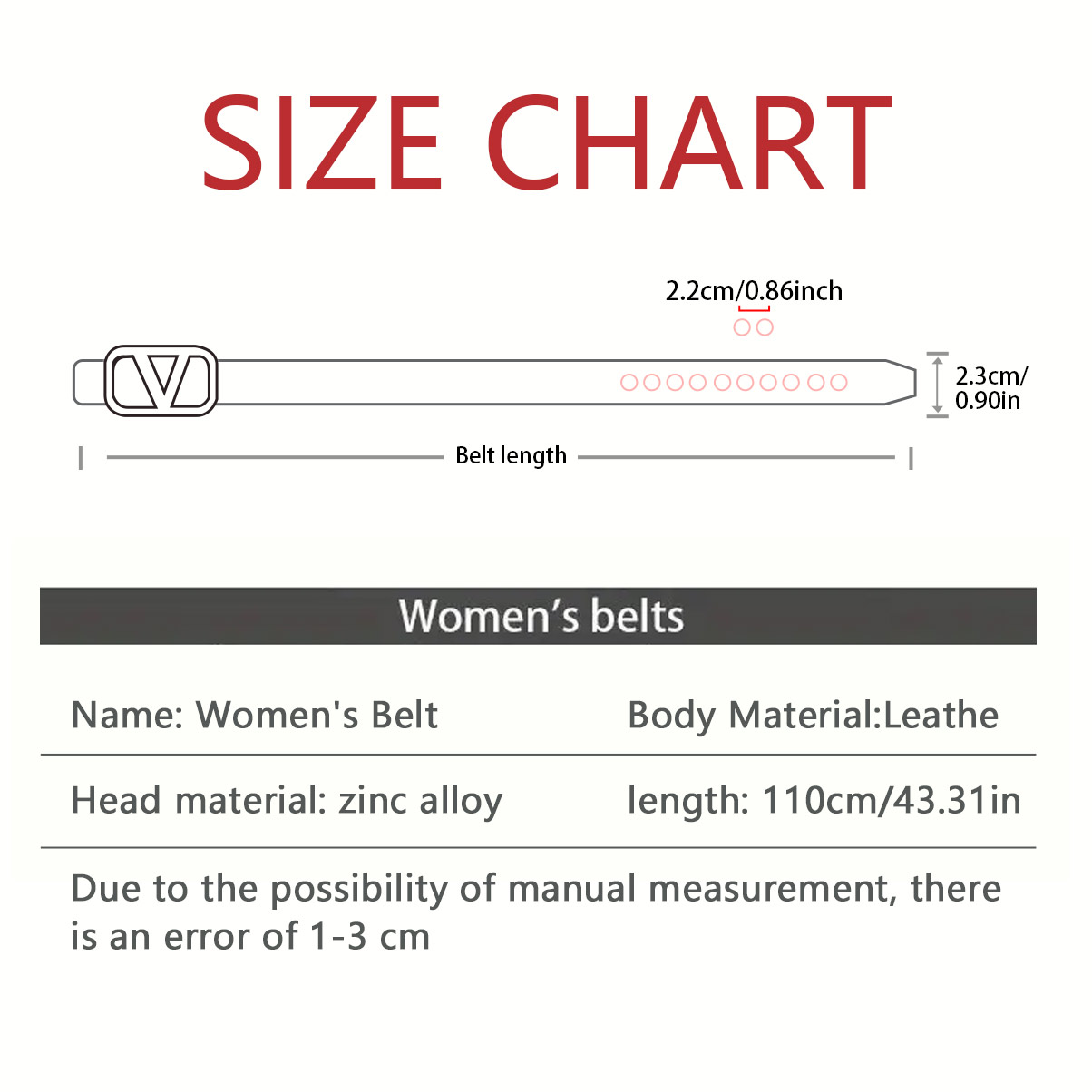 CCbelt Women's Gold Square Frame Beaded V Buckle Skinny Belt 2.5 Inches