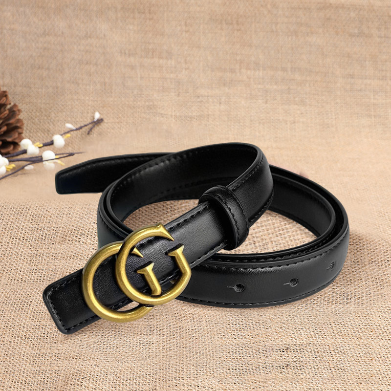 CCbelt Women's Plain GG Buckle Skinny Belt 2.5 Inches